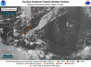 Una depresión tropical podría formarse en la costa este de Florida