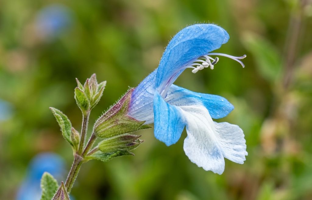 Los investigadores evaluaron a la Salvia messii como En Peligro debido a su distribución geográfica restringida.