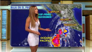Una forma original de presentar el tiempo