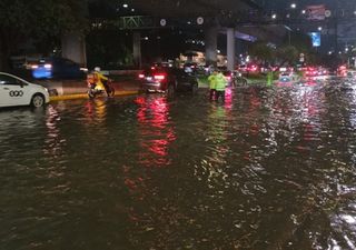 ¡La lluvia no para! Tiempo severo con granizadas e inundaciones en varias alcaldías de la Ciudad de México