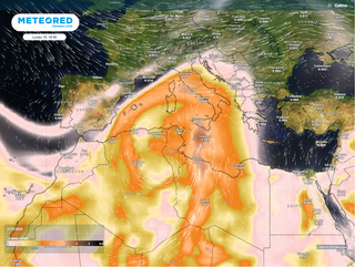 Una gran mole de polvo sahariano cruzará el Mediterráneo y afectará a estas zonas de España