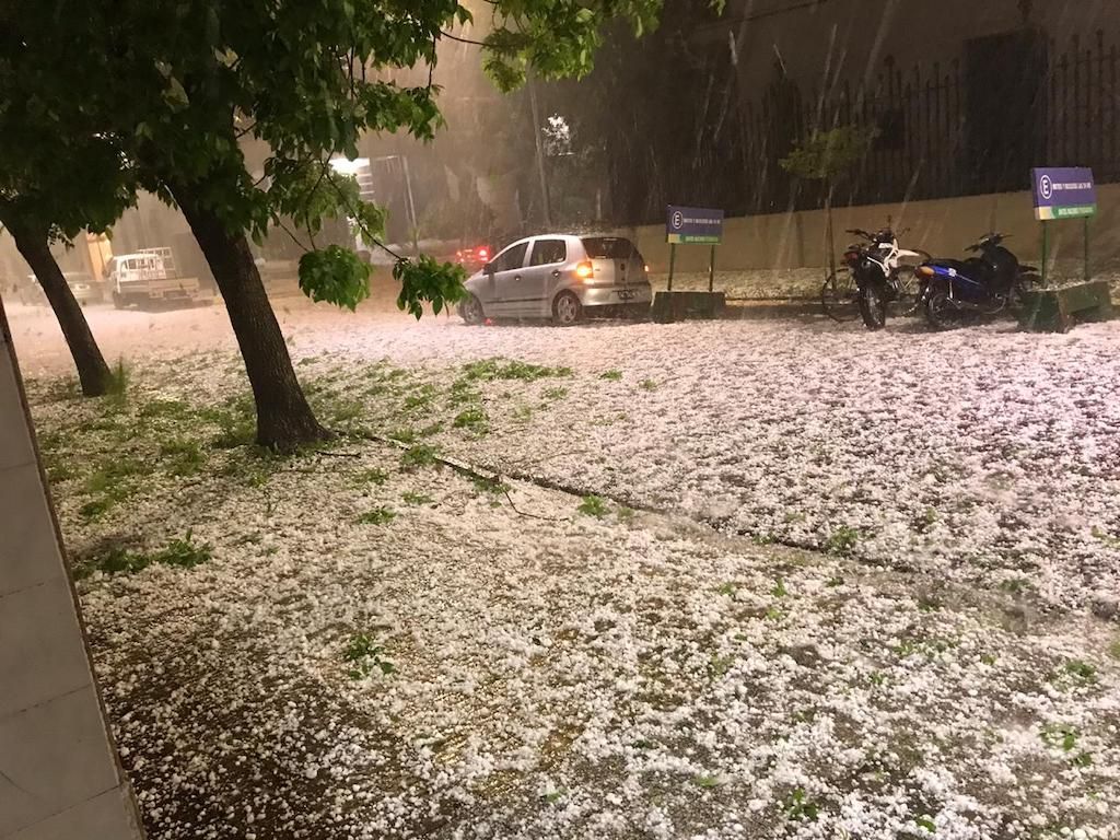 Una granizada severa cayó al norte de Buenos Aires, en Argentina