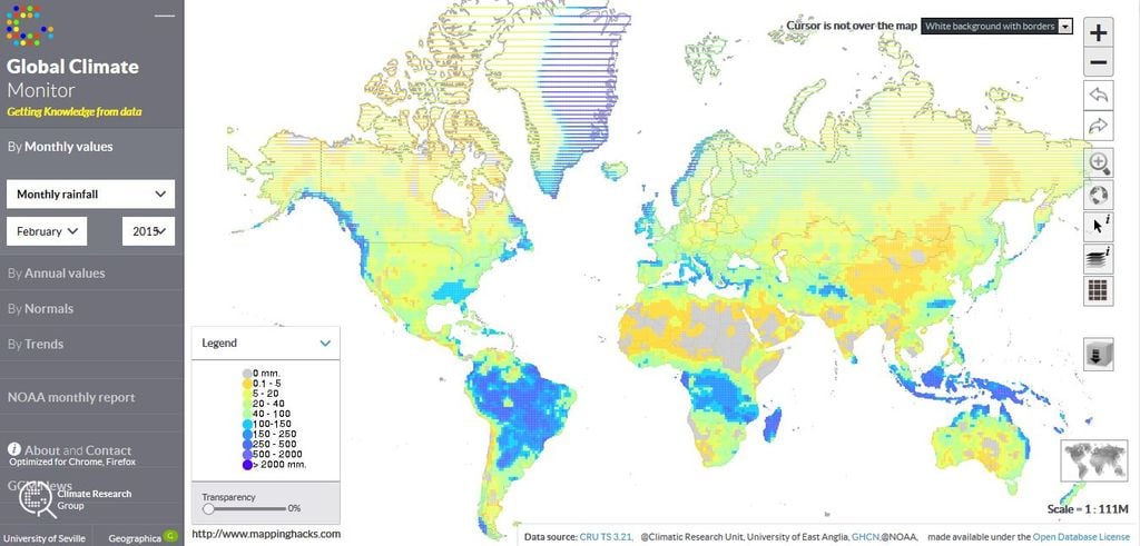 Una Herramienta De Geo-Visualización Con Datos Climáticos Globales