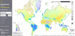 Una herramienta de geo-visualización con datos climáticos globales