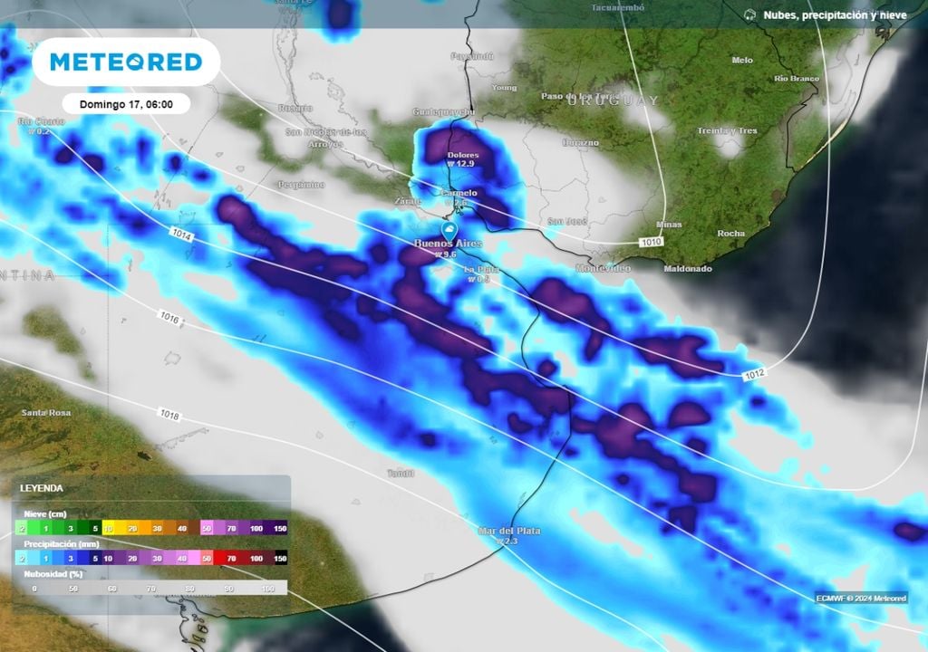 Tiempo Pronóstico clima Buenos Aires Sudestada alerta fin de semana largo