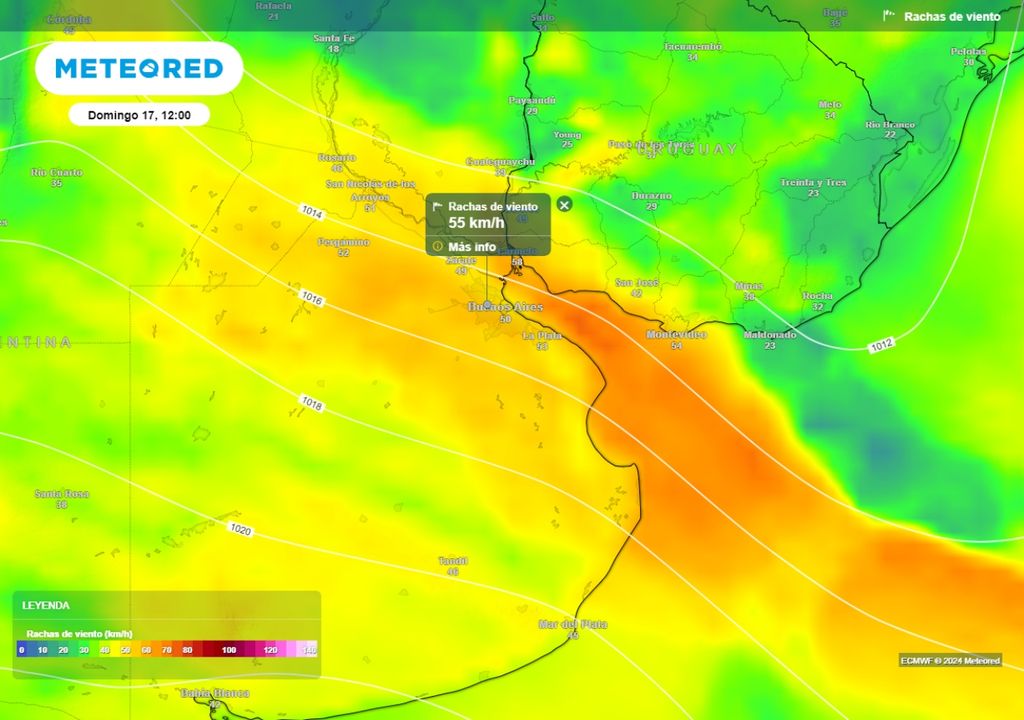 Tiempo Pronóstico clima Buenos Aires Sudestada alerta fin de semana largo