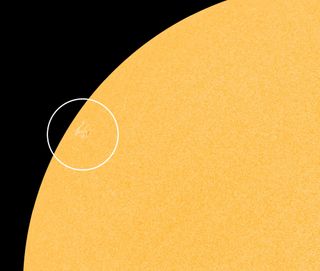 Una mancha solar del próximo ciclo solar en puertas