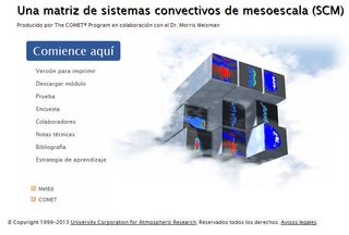 Una matriz de sistemas convectivos de mesoescala (SCM)