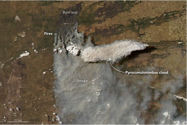 Una Nube De Fuego En Argentina