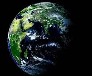Una nueva visión de la “bola azul” por el Elektro-L Nº-1