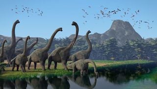 Una nuova specie di dinosauro, probabilmente arrivato dall'Europa, &egrave; emersa dalle fondamenta di un cantiere in Brasile