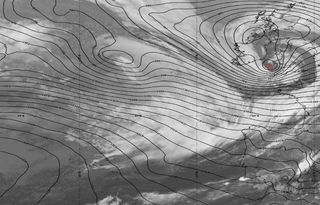 Una potente borrasca llamada Amelie se desplaza hacia la Península
