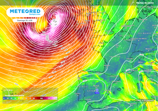 Este sábado se producirá una rara ciclogénesis explosiva en el Atlántico y salpicará a España con estos fenómenos