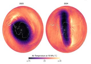 Una serie de perturbaciones raras afectaron este invierno a la estratosfera en el hemisferio sur