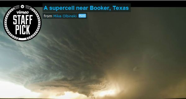 Una Supercélula Cerca De Booker, Texas