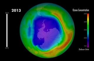 Una sustancia prohibida destruye la capa de ozono