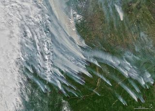 Una temporada de incendios inusualmente humeante en Sakha, Siberia