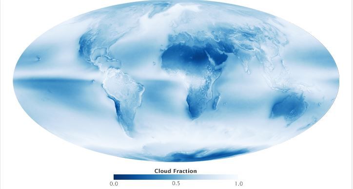 Una Tierra Con Nubes