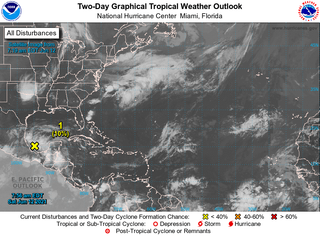 Una tormenta tropical se podría formar en el Golfo de México