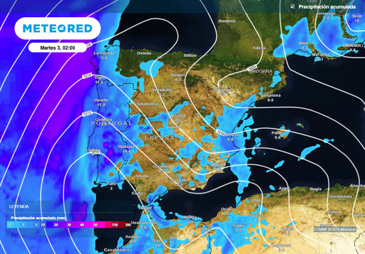Una vaguada polar se acerca a Espa&ntilde;a: giro de tiempo radical con lluvias, tormentas y nieve en estas zonas