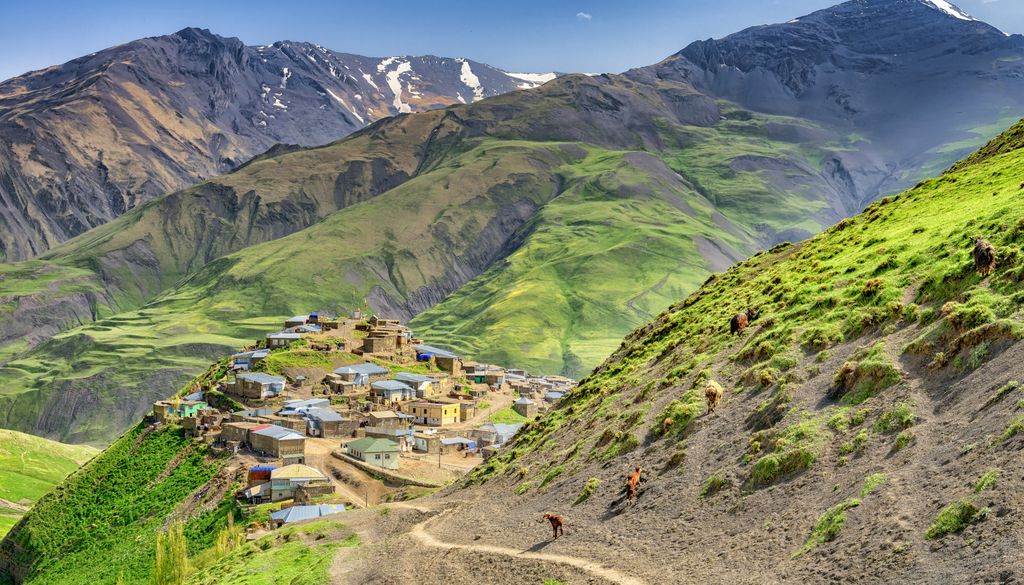 El noroeste Azerbaiyán es una zona eminentemente rural.