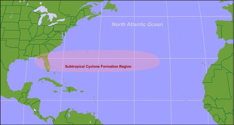 Unas Notas Sobre Ciclones Subtropicales E Híbridos. Parte Iv: Climatología Unas Notas Sobre Ciclones Subtropicales E Híbridos. Parte Iv: Climatología