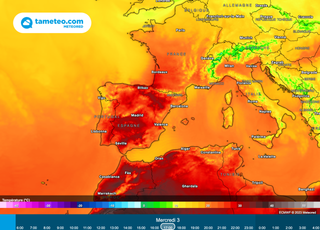Une bulle d'air chaud remonte du Sahara vers la France : plus de 30°C avant les orages !