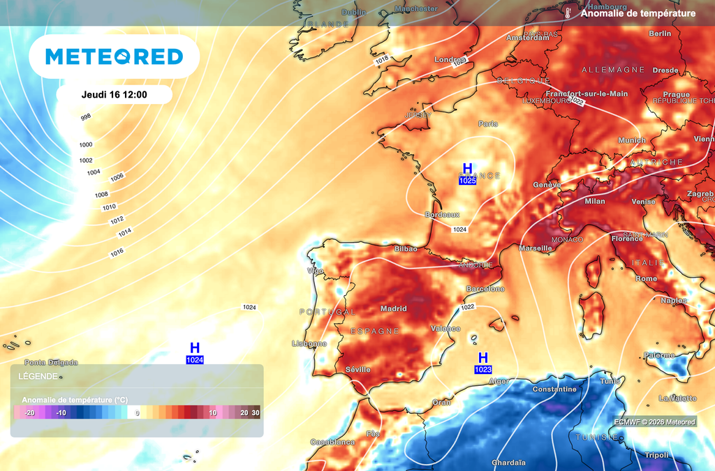 Retour des hautes pressions sur la France cette semaine !
