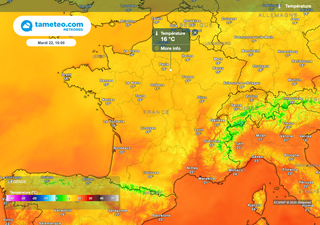 Une forte baisse des températures est attendue au cours des prochaines heures en France ! Que va-t-il se passer ?