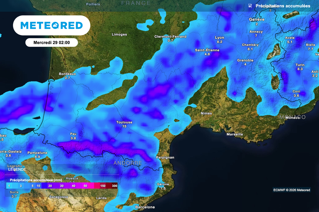 Des cumuls de pluie parfois importants sous les orages les plus forts !