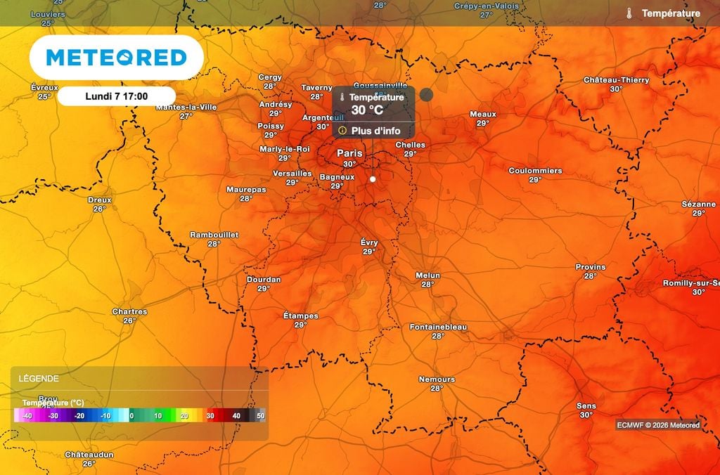 Près de 30 degrés ce lundi après-midi ! Près de 30 degrés ce lundi après-midi !