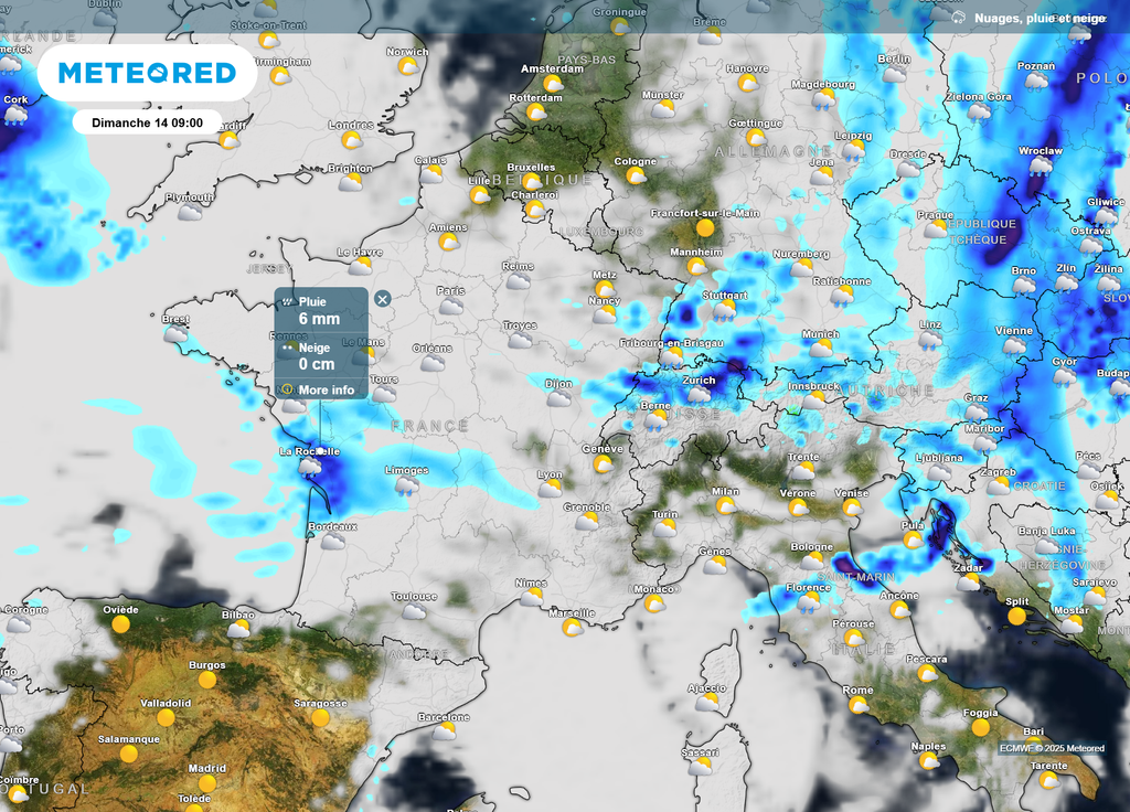 Nébulosité dimanche matin