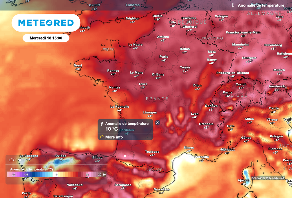 Très grande douceur mercredi après-midi sur toute la France ! Très grande douceur mercredi après-midi sur toute la France !