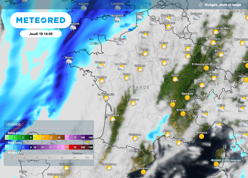Une météo souvent ensoleillée ce jeudi après-midi. Une météo souvent ensoleillée ce jeudi après-midi.