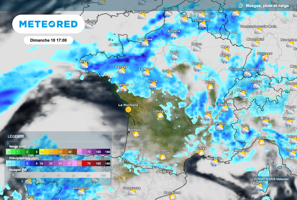 Des orages attendus dimanche dans de nombreuses régions.