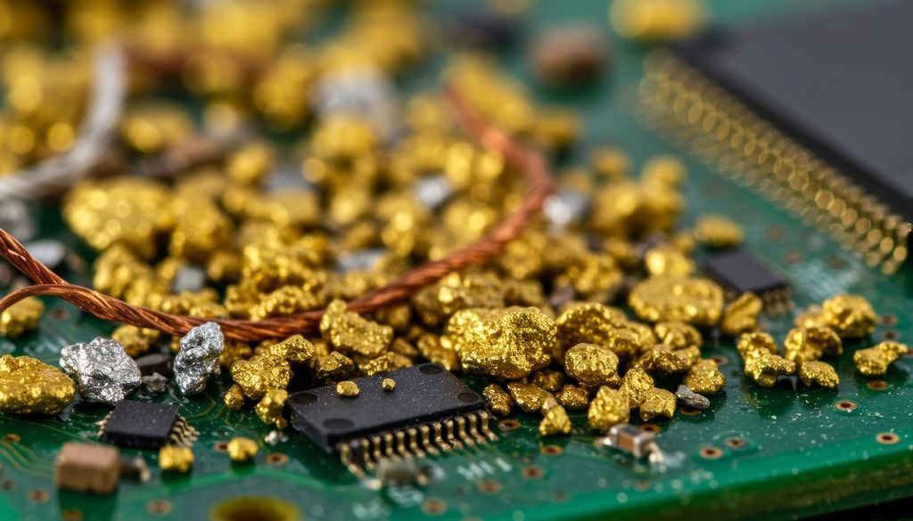 Une technologie innovante permet d’extraire l’or des déchets électroniques en quelques minutes. Une technologie innovante permet d’extraire l’or des déchets électroniques en quelques minutes.