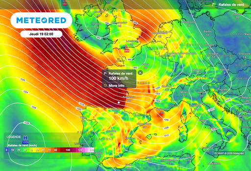 Une nouvelle temp&ecirc;te attendue jeudi en France : Pedro va provoquer de violentes rafales de vent et de fortes pluies !