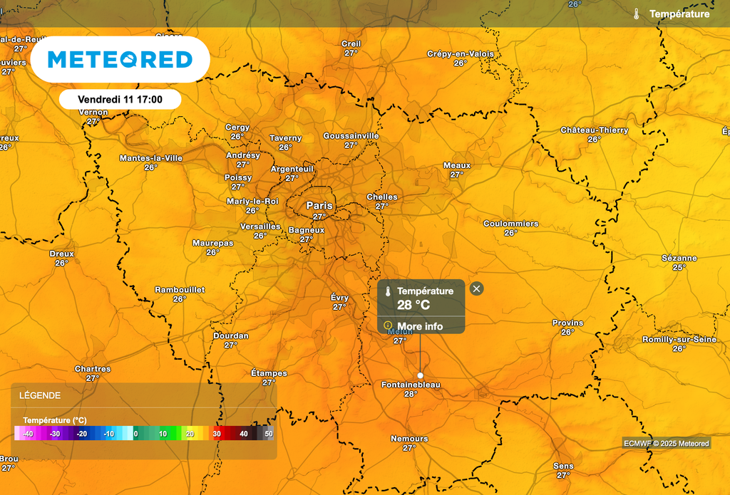 Près de 30 degrés vendredi après-midi en région parisienne.