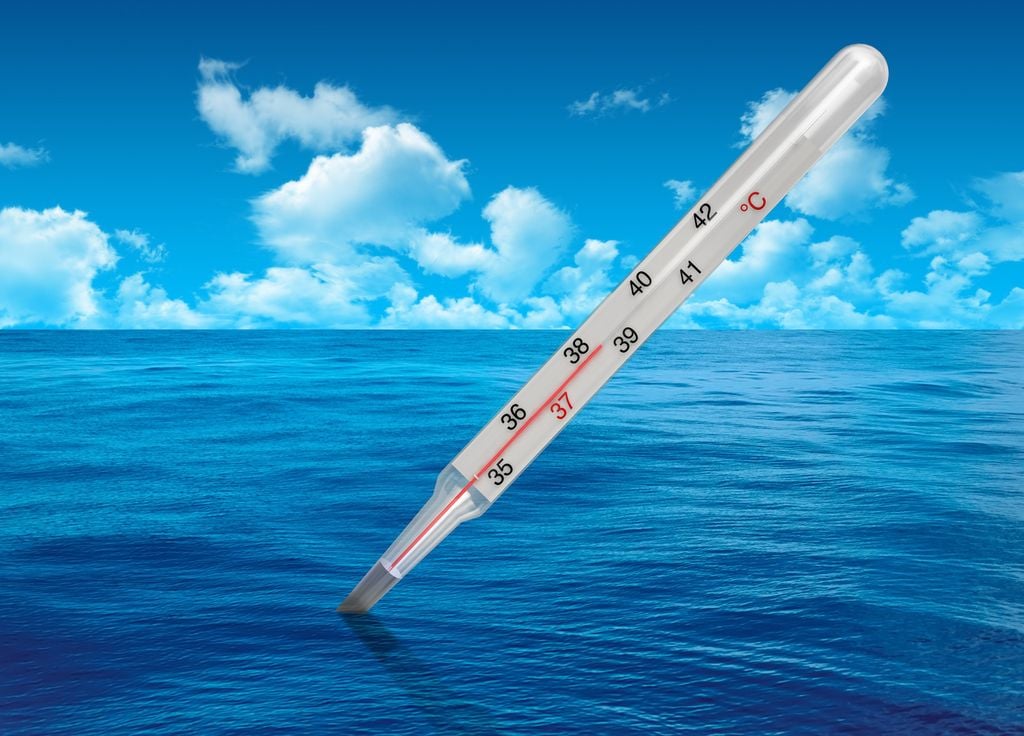 Ocean temperature thermometer pretext