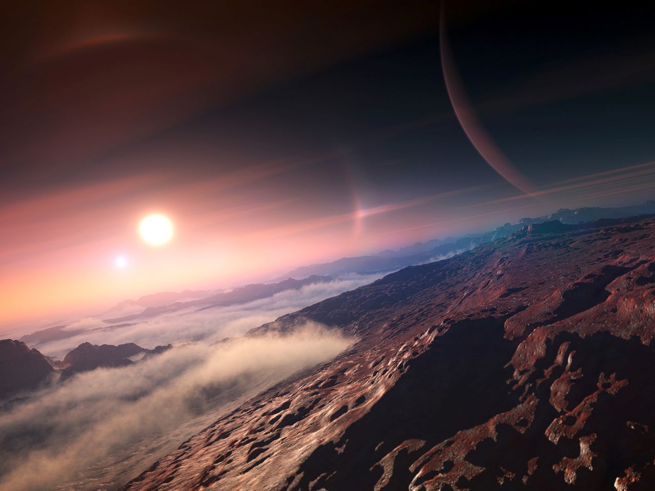 Concepción artística de un Exoplaneta. Crédito: IAU