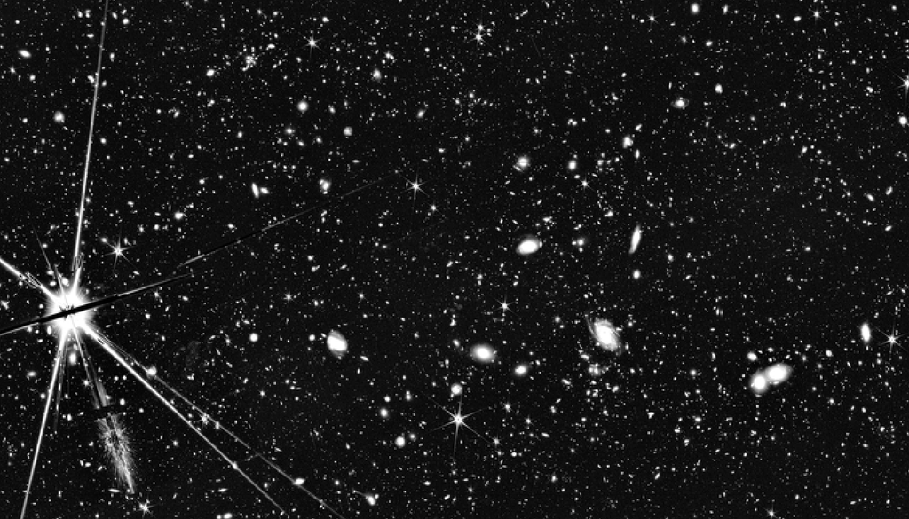 Os dados do COSMOS-Web foram disponibilizados publicamente, permitindo explorar a estrutura do universo em diferentes comprimentos de onda e investigar mais de 160 mil galáxias. Crédito: COSMOS-Web