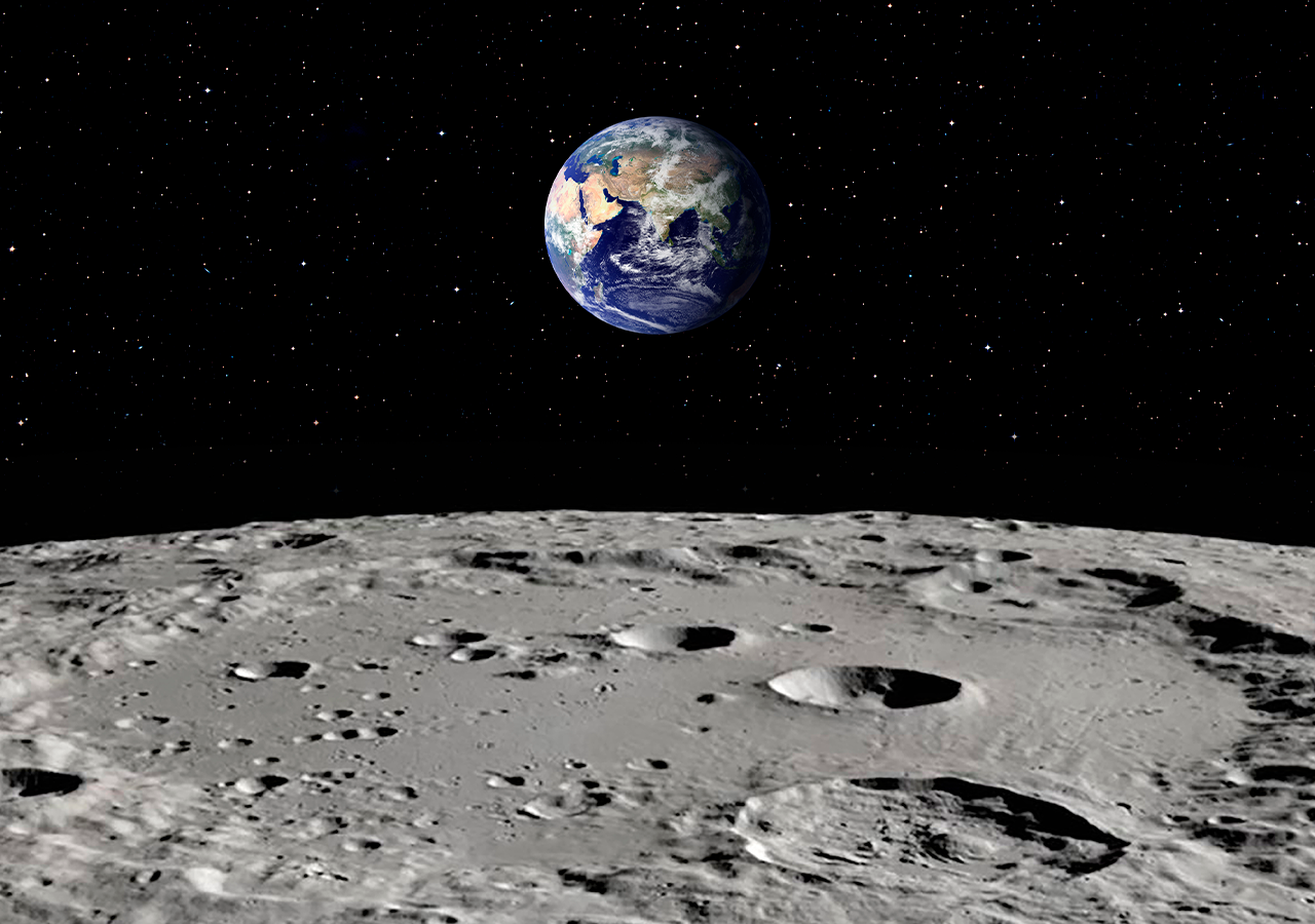 Unos científicos revelan el sorprendente proceso que se produce en la Luna y cuyo origen se encuentra en la Tierra.