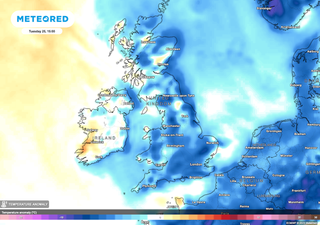 Below average temperatures forecast for UK as low pressure brings unsettled weather