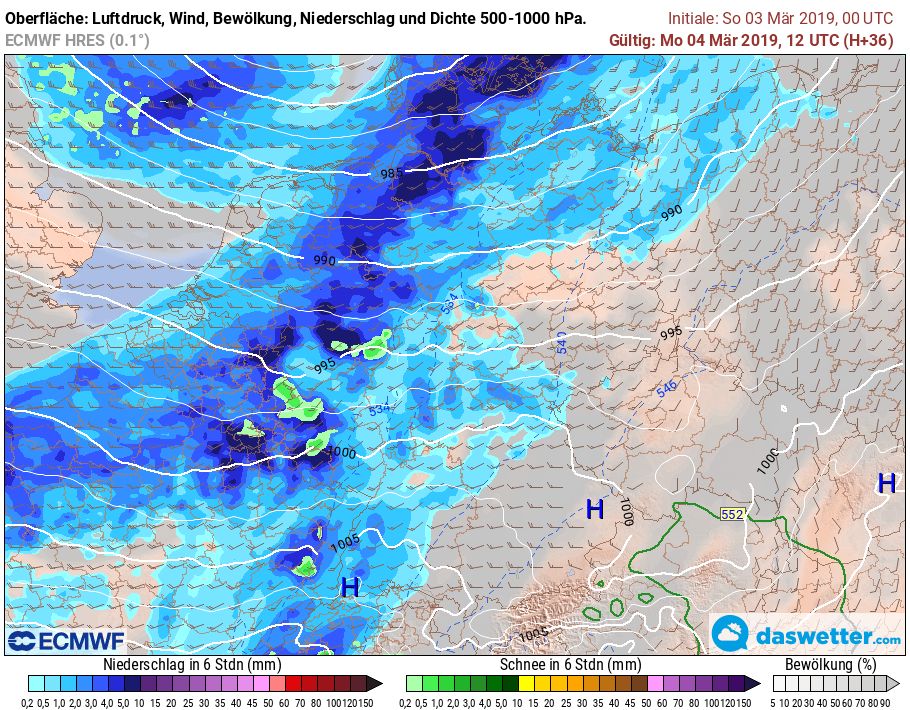 Chaoswetter am Rosenmontag
