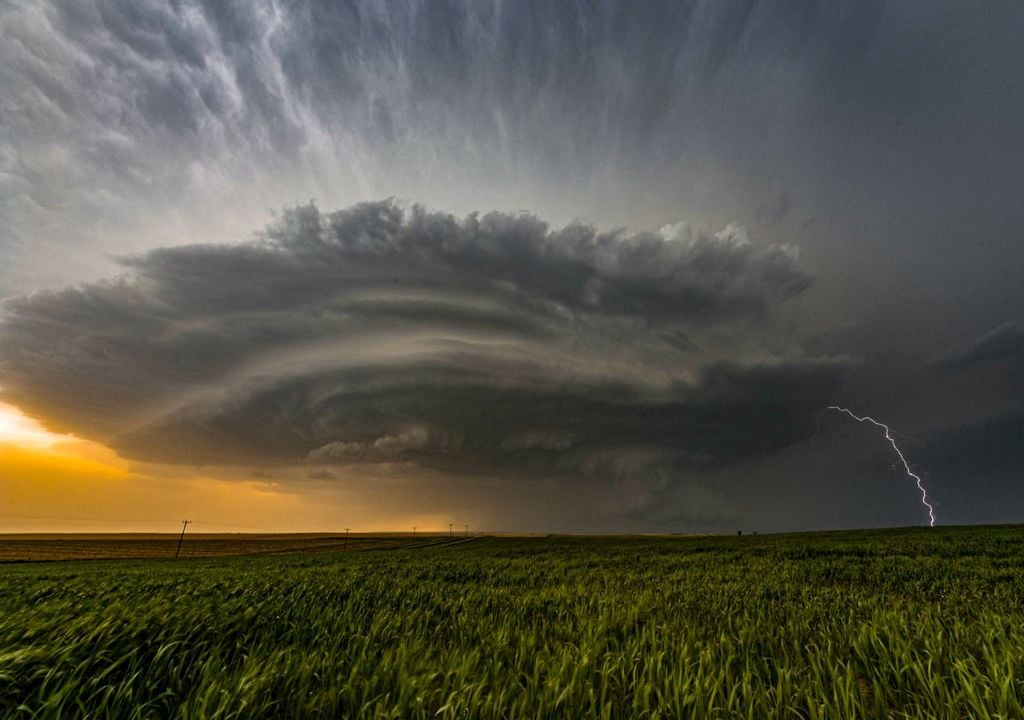 superzelle, wetter, gewitter superzelle, wetter, gewitter
