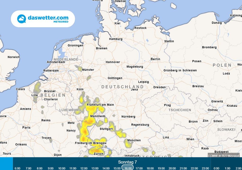 Tornadowarnung: Sonntag Schwere Gewitter Mit Hagel Und Starkregen ...