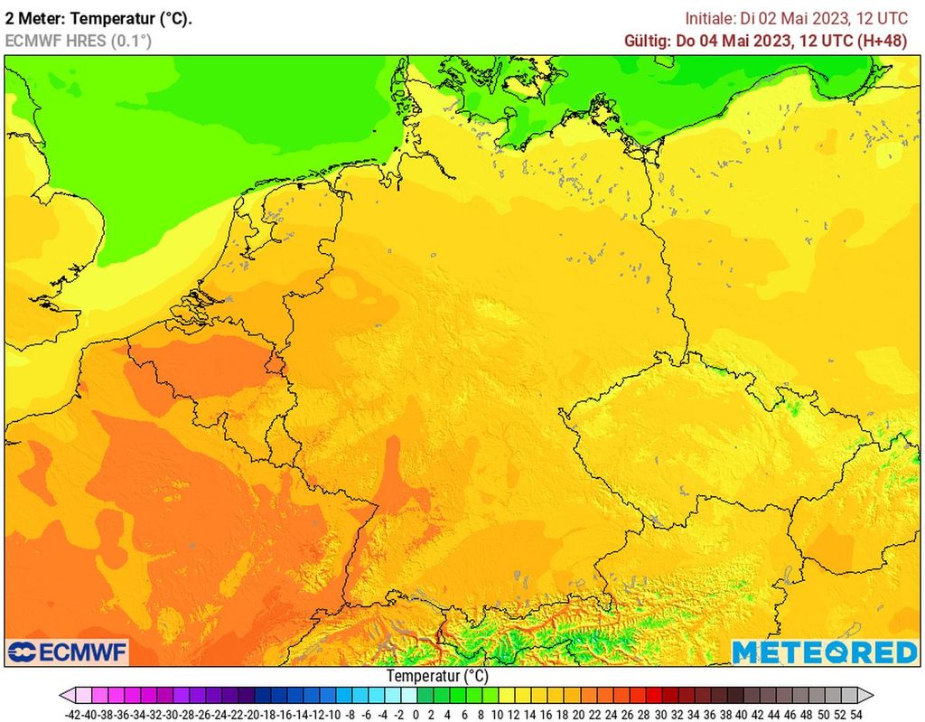 sommer, warm, 25 Grad
