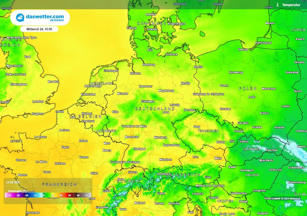 frühling, deutschland, ecmwf