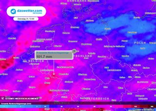 Unwettergefahr steigt: Heftige Regenfälle im Südwesten von Deutschland! Überschwemmungsgefahr steigt an!