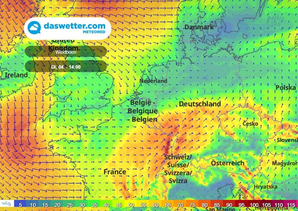 Unwetterwarnung: Heftiger Sturm Mit Wintereinbruch!